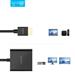 مبدل HDMI به VGA لنشن مدل CB-HV-MUA-BLK با خروجی صدا و شارژر